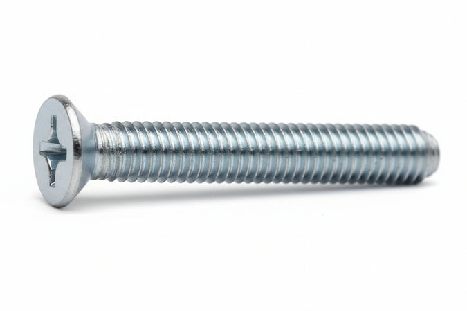 Viti Per Metallo 4.8 Testa Svasata Piana- - Ø Mm.4X20 - 1000 Pezzi Ambrovit