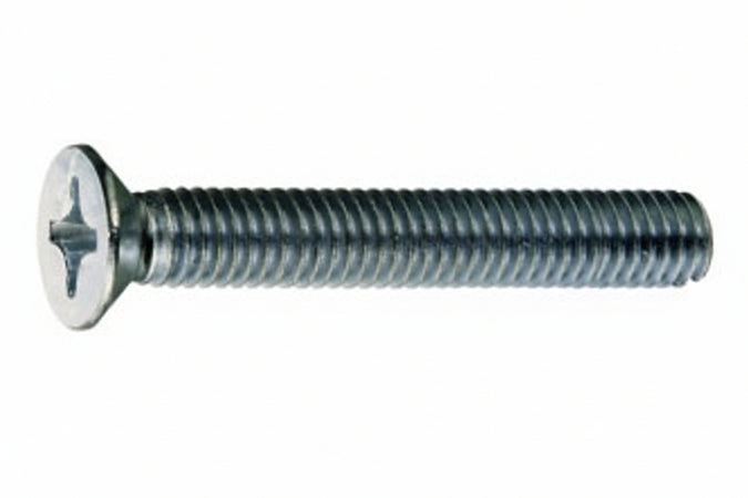 Viti Per Metallo 4.8 Testa Svasata Piana- - Ø Mm.6X25 - 200 Pezzi Ambrovit