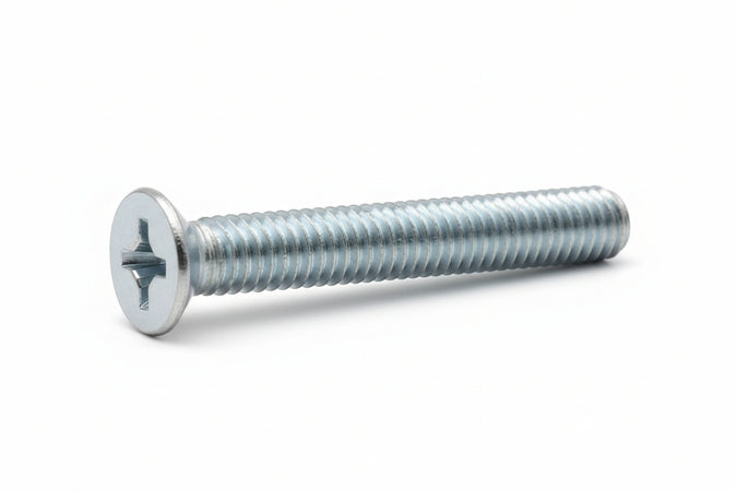Viti Per Metallo 4.8 Testa Svasata Piana- - Ø Mm.6X40 - 200 Pezzi Ambrovit