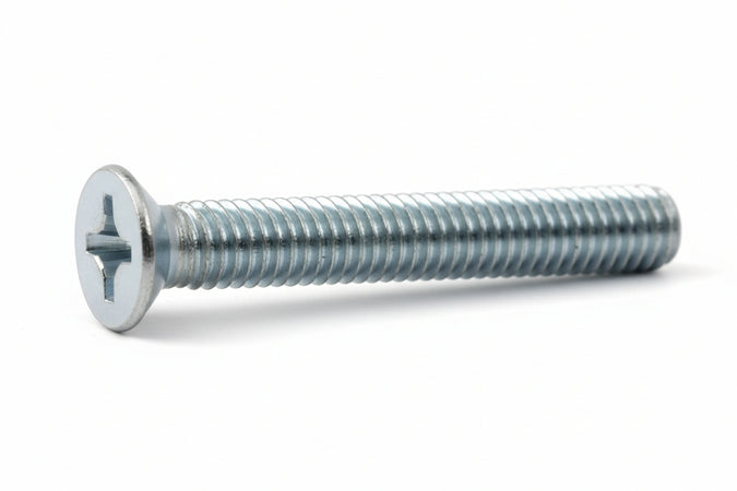 Viti Per Metallo 4.8 Testa Svasata Piana- - Ø Mm.6X50 - 200 Pezzi Ambrovit