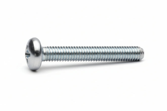 Viti Per Metallo 4.8 Testa Cilindrica Interamente Filettata- - Ø Mm.3X50 - 500 Pezzi Ambrovit