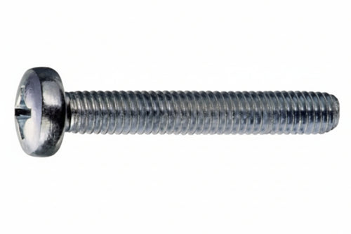 Viti Per Metallo 4.8 Testa Cilindrica Interamente Filettata- - Ø Mm.6X80 - 200 Pezzi Ambrovit