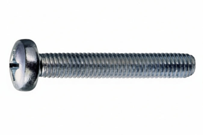 Viti Per Metallo 4.8 Testa Cilindrica Interamente Filettata- - Ø Mm.8X40 - 100 Pezzi Ambrovit
