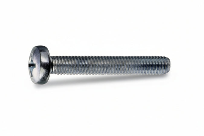 Viti Per Metallo 4.8 Testa Cilindrica Interamente Filettata- - Ø Mm.8X70 - 100 Pezzi Ambrovit