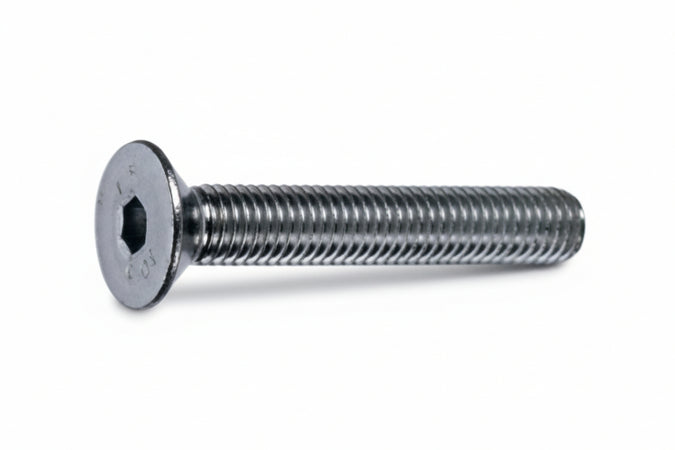 Viti Per Metallo 10.9 Testa Svasata Piana Cava Esagonale- - Ø Mm.6X50 - 200 Pezzi Ambrovit