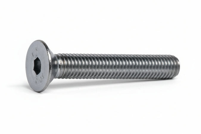 Viti Per Metallo 10.9 Testa Svasata Piana Cava Esagonale- - Ø Mm.8X60 - 200 Pezzi Ambrovit