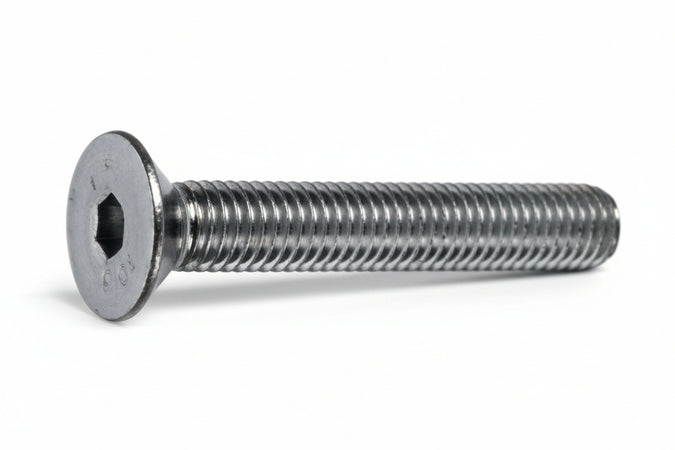 Viti Per Metallo 10.9 Testa Svasata Piana Cava Esagonale- - Ø Mm.10X60 - 100 Pezzi Ambrovit