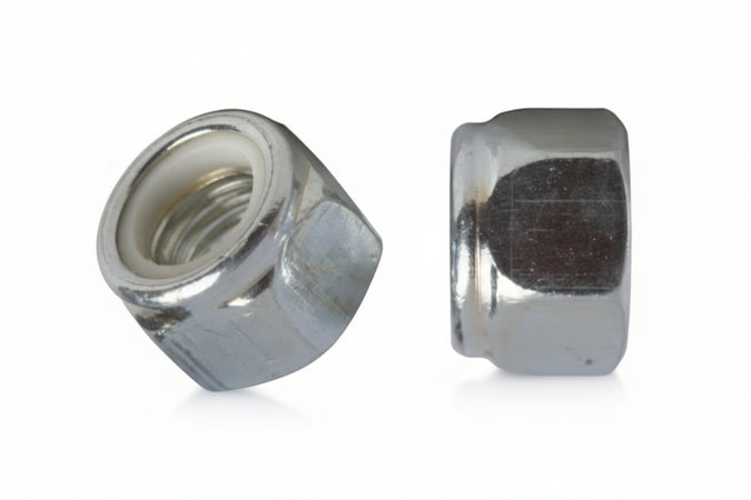 Dado Autobloccante Zincato- - Mm.12 - 200 Pezzi Ambrovit