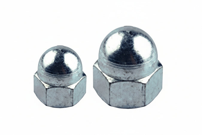 Dado Cieco Zincato Din 1587- - Ø Mm.14 - 50 Pezzi Ambrovit