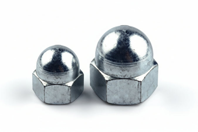 Dado Cieco Zincato Din 1587- - Ø Mm.16 - 50 Pezzi Ambrovit