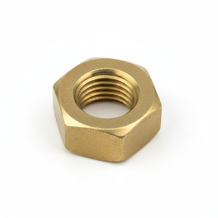 Dado Esagonale Medio In Ottone- - Mm.12 - 25 Pezzi