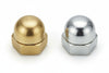 Dado Cieco In Ottone- - Ø Mm.10 In Ottone Nichelato - 50 Pezzi