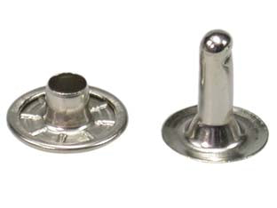 Rivetti Tubolari- - 033 Testa Ø Mm.7,8 - 1000 Pezzi