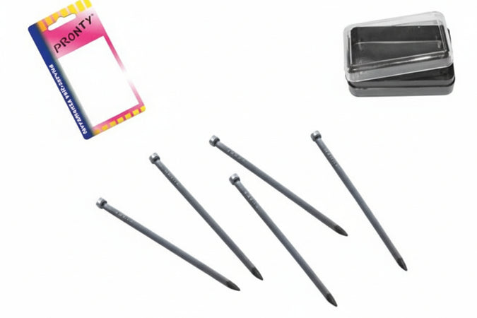 Chiodo Acciaio Testa Gruppino In Blister- - Mm.30, In Bl.80 Pz. - 12 Blister