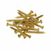Chiodi Testa Bombata Acciaio Ottonato- - N° 12 Lunghezza Mm.20 - 1 Kg