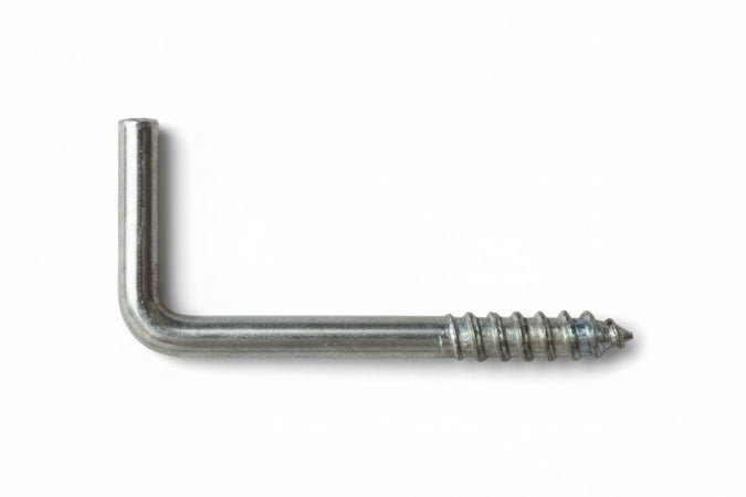 Rampino Dritto A Vite- - Mm.23X80 - Ø Mm.6X50 - 100 Pezzi Puccioni
