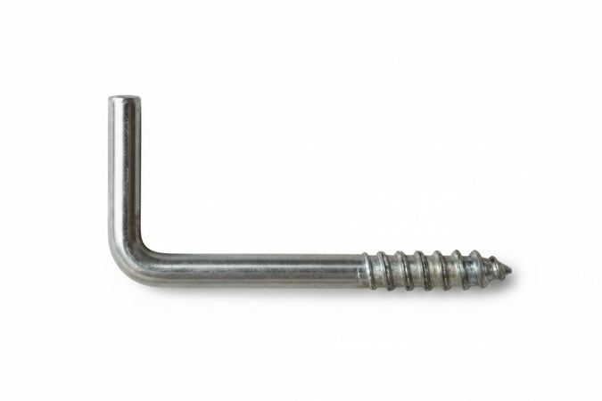 Rampino Dritto A Vite- - Mm.23X100 - Ø Mm.6X80 - 100 Pezzi Puccioni