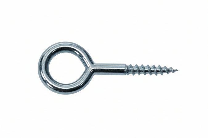 Occhiolo Con Vite Per Legno- - Mm.19X60 - Ø Mm.3,5X25 - 200 Pezzi Puccioni