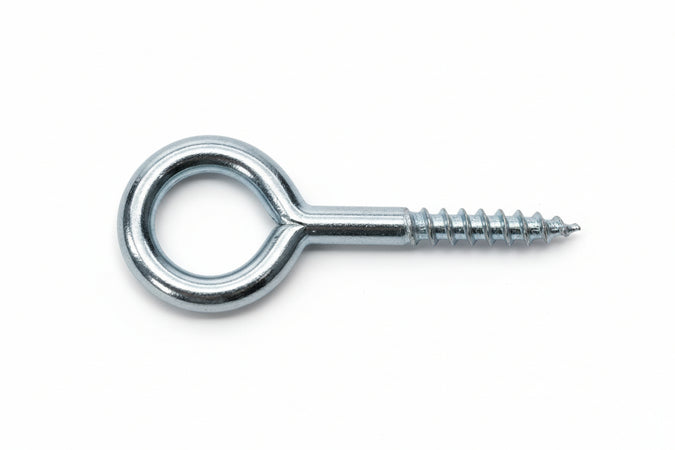 Occhiolo Con Vite Per Legno- - Mm.19X80 - Ø Mm.3,5X35 - 200 Pezzi Puccioni