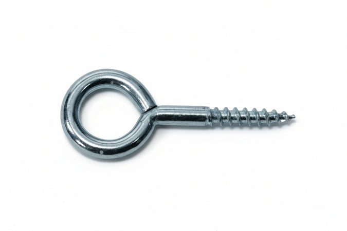 Occhiolo Con Vite Per Legno- - Mm.23X100 - Ø Mm.6X40 - 100 Pezzi Puccioni