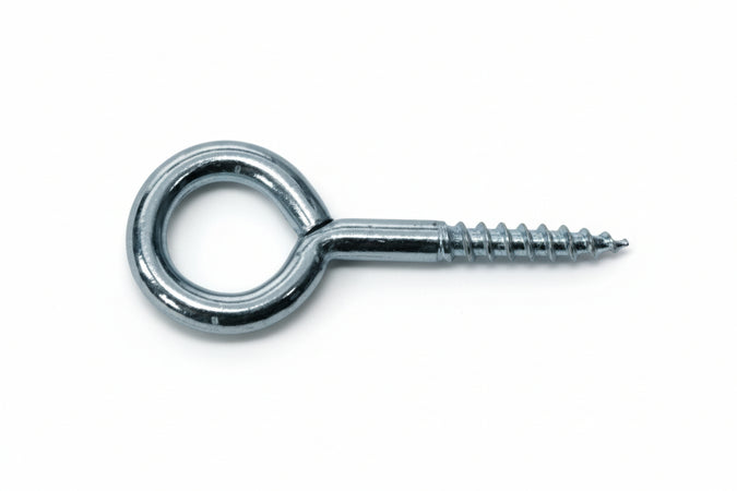 Occhiolo Con Vite Per Legno- - Mm.25X120 - Ø Mm.7X50 - 100 Pezzi Puccioni
