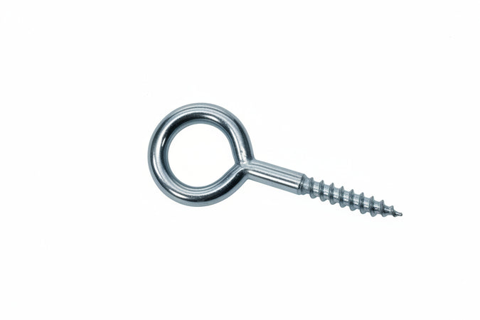 Occhiolo Con Vite Per Legno- - Mm.25X140 - Ø Mm.7X60 - 100 Pezzi Puccioni