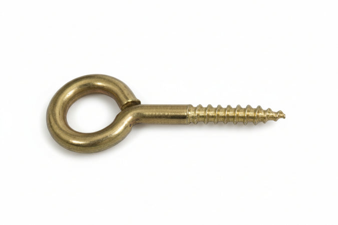 Occhiolo Con Vite Per Legno- - Mm.14X30 - Ø Mm.2X13 - 200 Pezzi Puccioni