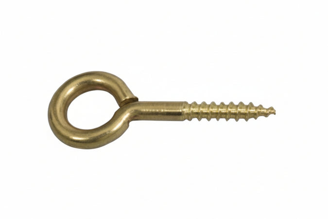 Occhiolo Con Vite Per Legno- - Mm.16X30 - Ø Mm.2,3X12 - 200 Pezzi Puccioni