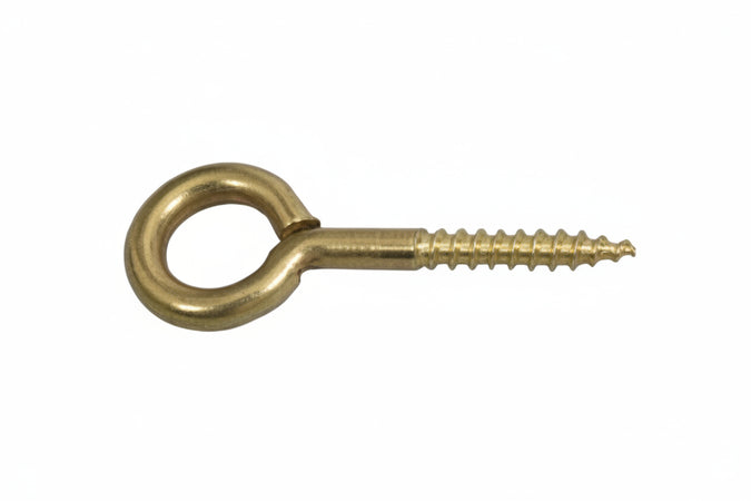 Occhiolo Con Vite Per Legno- - Mm.19X60 - Ø Mm.3,5X25 - 200 Pezzi Puccioni