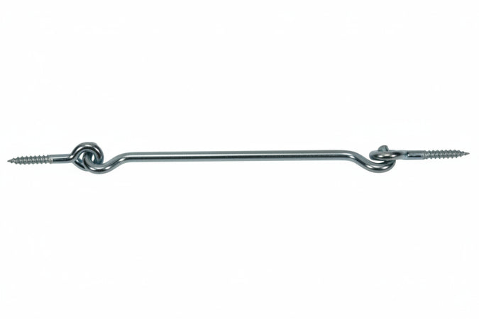 Rampini Per Finestra Con Occhiolo A Vite- - Mm.20X100 - Ø Mm.4X100 - 100 Pezzi Puccioni