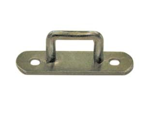 Cavallotto Rettangolare Zincato- - Mm.25X15 - 50 Pezzi