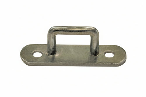 Cavallotto Rettangolare Zincato- - Mm.25X15 - 50 Pezzi