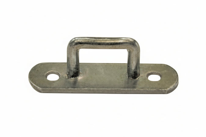 Cavallotto Rettangolare Zincato- - Mm.25X15 - 50 Pezzi