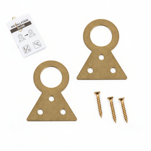 Attaccaglie Fisse Ottonate In Blister- - N.1 In Bl.16 Pz. - 12 Blister