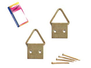 Attaccaglie Snodate Ottonate In Blister- - N.2 In Bl.25 Pz. - 12 Blister