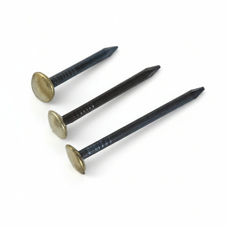 Chiodi Acciaio Testa Ottone- - Mm.2X35 In Conf.100 Pz. - 10 Scatola