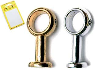 Mensolina Media- - Cm.2 Cromo Conf. Bl.2 Pz. - 12 Blister