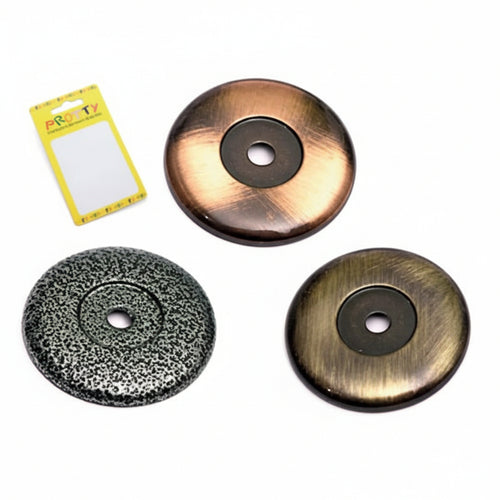 Basetta Grande Anticata- - Ø Mm.36 Ferro Battuto Conf. Bl.2 Pz. - 1 Blister