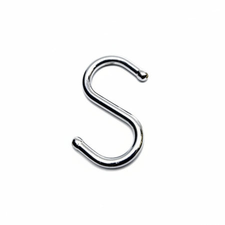 Gancio A S Sfuso- - Mm.52 Cromo - 50 Pezzi