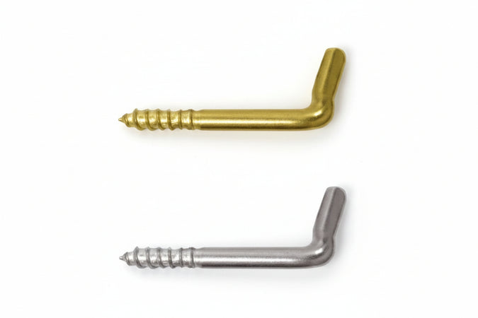 Cancanetti A Vite Per Bris Bris- - Ø Mm.2X22 - Acciaio Ottonato - 50 Pezzi