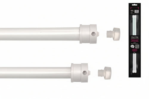 Coppia Astine Universali Brevettate Only One Bianche- - Cm.25-37 In Blister - 10 Blister