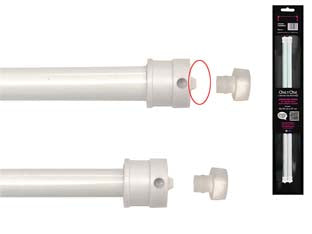 Coppia Astine Universali Brevettate Only One Bianche- - Cm.37-63 In Blister - 10 Blister