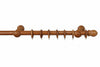 Bastone In Legno Con Accessori Ø Mm.23 Olmo Cm.160