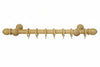 Bastone In Legno Con Accessori Ø Mm.23 Naturale Cm.200