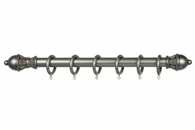 Bastone In Legno Senza Supporti Ø Mm.35 Bianco Cm.240