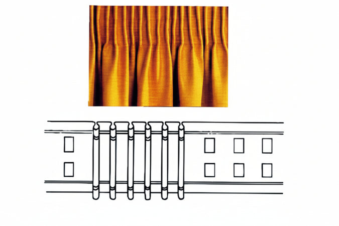 Fettuccia Riflex 2/65 Bianca- - Mm.65H. - 50 Mt