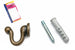 Ganci Raccoglitenda Medi Bronzo In Blister- - Mm.30, In Bl.2 Pz. - 6 Blister