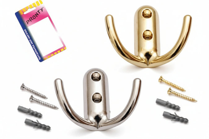 Ganci Bigancio In Blister- - Nichelato, In Bl.1 Pz. - 12 Blister