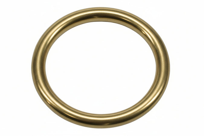Anelli Per Scorritenda Tubolari In Ottone Lucido- - Ø Mm.22-30 - 200 Pezzi