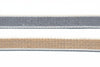 Cintino Cotone Avana E Grigio Per Avvolgibili- - Mt.50X Mm.17H. In Rotolo - 50 Mt
